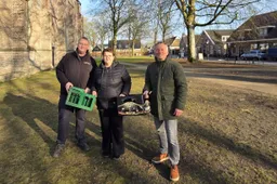 Diever Verlicht bierkrattenkruis voor een goed doel