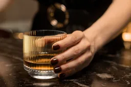 whisky glass woman