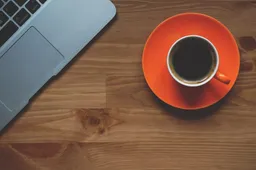 koffie laptop