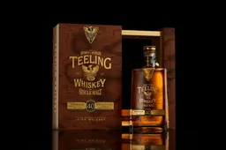 teeling 40yo single malt whiskey