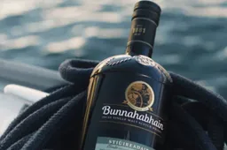 Bunnahabhain Stiuireadair in een scheepstouw