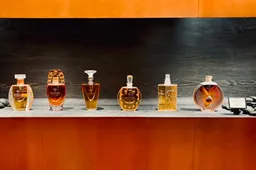 The Macallan House Singapore Six pillars of lalique display