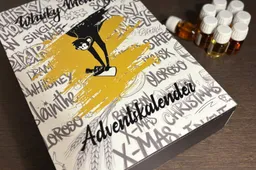 Whisky Adventskalender 2025 liggend met whisky's