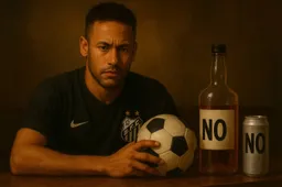 Neymar whisky en energiedrank