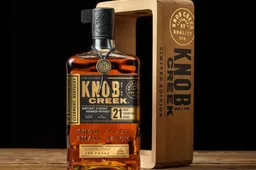 Knob Creek 21 YO whiskey