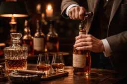 kurkentrekker fles whisky