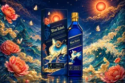blue label year of the goat whisky