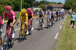Actiebeeld Tour de France