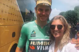 Wout van Aert en Sarah De Bie
