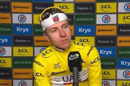 Tadej Pogacar gele trui Tour de France