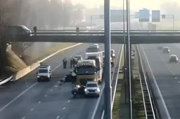 Ongeval A73 Rijkswaterstaat 2026-01-20 om 11