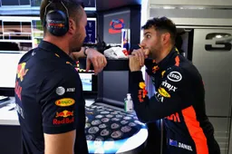 Verstappen reed met minder downforce dan Ricciardo