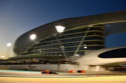 De voorlopige startopstelling voor de Grand Prix van Abu Dhabi 2018