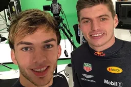 Foto | Zijn dit de helmen van Verstappen en Gasly?