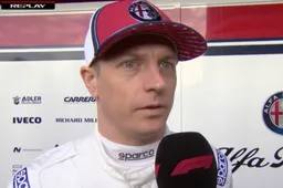 'Tear off' zorgt voor een ongepland vroege pitstop voor Raikkonen