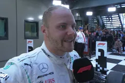 Bottas overtuigend: 'Dit is zonder twijfel de beste race die ik ooit gereden heb'
