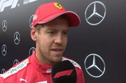 Vettel tevreden met P2 na inhaalrace: 'Ging steeds om de volgende auto inhalen'