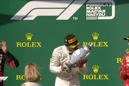 Racewinnaar Hamilton: 'Verstappen heeft fantastisch verdedigd'