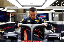 Albon druk bezig met RB15: 'Gaat erom extra tienden eruit te halen'