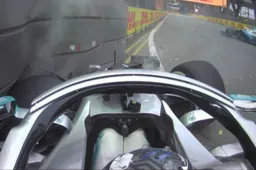 Video | Bottas gaat er hard af tijdens de eerste vrije training