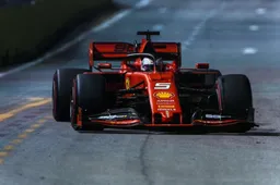 Vettel verrast teamgenoot Leclerc en wint Grand Prix van Singapore