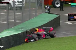 Crash Albon maakt einde aan zinloze eerste vrije training