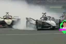 Nederlanders De Vries en Frijns botsen tijdens e-Prix van Mexico