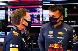 Horner ziet rooskleurige toekomst Albon tegemoet: 'Vanaf hier kan hij bouwen'