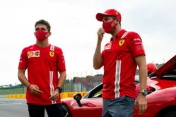 Ondertussen in Rusland | Vettel onder indruk van voetbalvaardigheden Leclerc