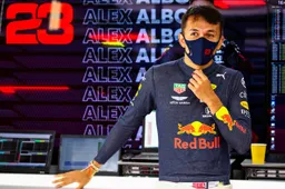 Albon verruilt zijn RB16 voor een ijscowagen