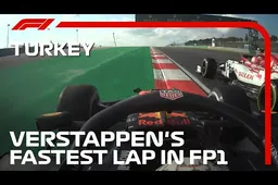 Video | De snelste ronde van Verstappen in Turkije