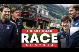 Video | Verstappen, Perez, Gasly en Tsunoda varen, rijden en vliegen door Oostenrijk