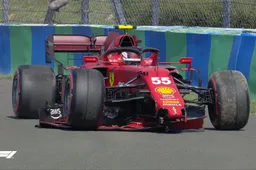 Sainz over vrijdagcrash op Monza: ‘Ik begrijp het nog steeds niet’