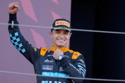 Norris staat nog steeds niet op hoogste trede van het podium, wel record behaald
