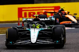 Hamilton ziet goede progressie bij Mercedes op Suzuka: 'Het gat is nu kleiner'