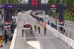 Jumbo-Visma behoudt voorsprong op Sunweb en wint Hammer Series Stavanger