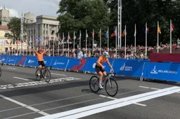 Wiebes beloont sterk Nederland met winst in wegwedstrijd European Games