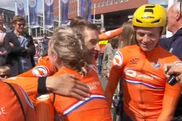 Nederland eerste Europees kampioen Mix Team Relay na mooie strijd met Duitsland
