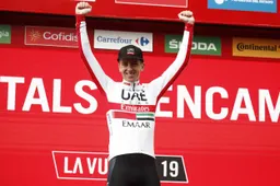 Etappe 9 Vuelta a Espana | Pogacar blij met weerbericht; Chaves bang voor hagel