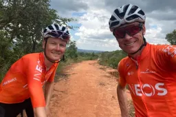 Gespot op Strava: Van Baarle en Froome vinden elkaar in Zuid-Afrika