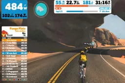 Gespot op (Strava): Van Aert en Teunissen knallen in E-races Jumbo-Visma