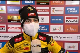 Van Aert na tweede plek in Hulst: 'Moet zelf top zijn om Mathieu te evenaren'