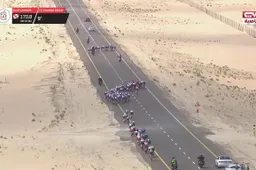 Van der Poel klopt Dekker en Viviani na zinderend waaiergeweld UAE Tour