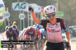 Brown wint Oxyclean Classic Brugge-De Panne bij de vrouwen na knappe solo