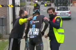 Eekhoff en Nieuwenhuis komen goed weg na valpartijen Ronde van Vlaanderen