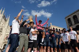 Reacties na etappe 21 in de Giro d'Italia | Louter blije gezichten, Bernal straalt het meest