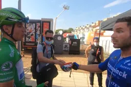 Jakobsen gefrustreerd na finish: 'Als je niet achterom kijkt, ben je geen lead-out voor mij'