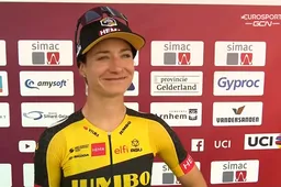 Vos eerste leidster in Simac Ladies Tour: 'Komt toch op hele kleine dingetjes aan'