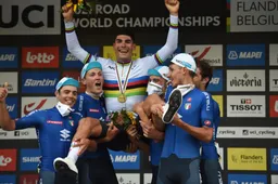 Emotionele Baroncini jubelt na finish: 'Ik dacht alleen maar 'gaan, gaan, gaan'!'