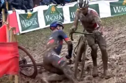 Iserbyt wint waanzinnig gevecht van Aerts na waar modderfestijn; Ronhaar knap derde